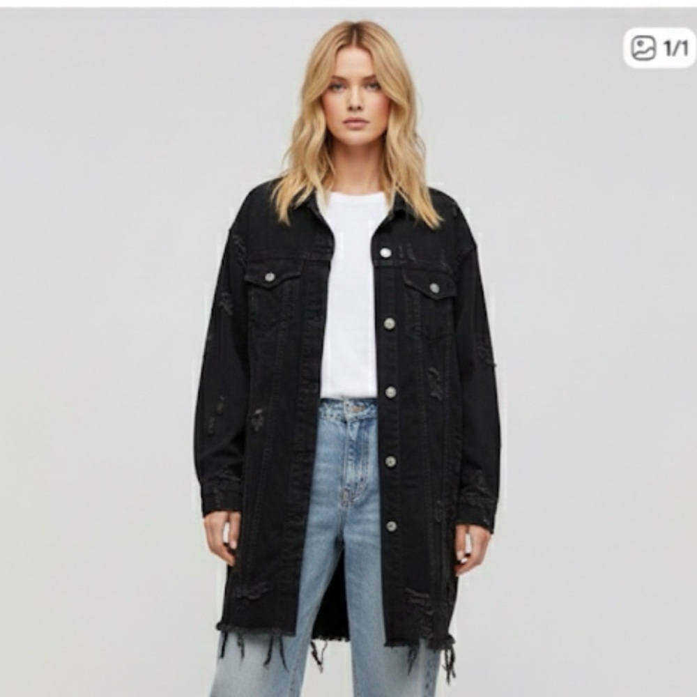 ❌SOLD❌Zara Oversize Jean Coat